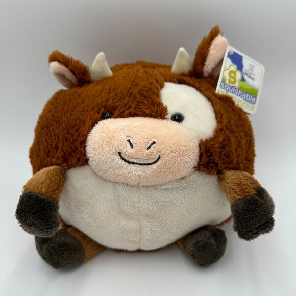 Squishable Mini 7" Chocolate Milk Cow Plush / New With Tags / #525 of 1000 - Picture 1 of 12
